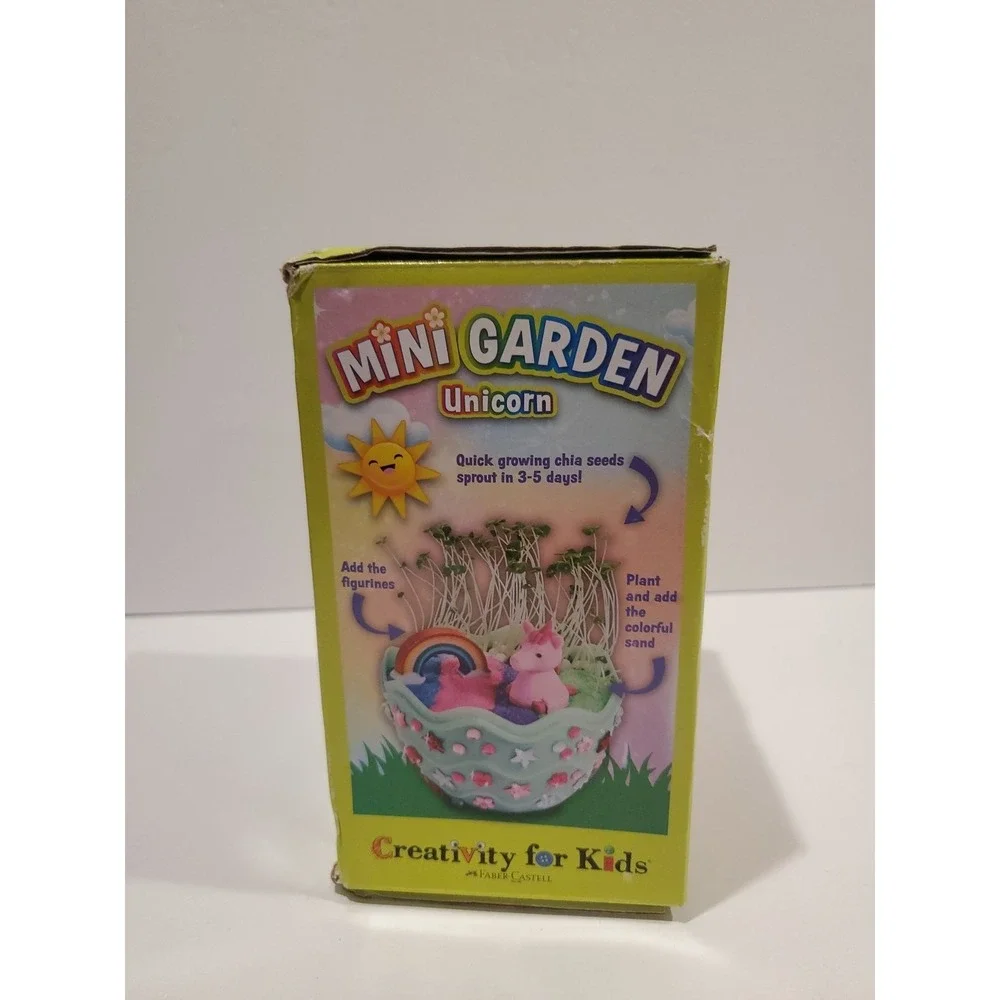 Creativity for Kids Mini Garden Unicorn Chia Seed Terrarium Craft Kit (Ages 6+)